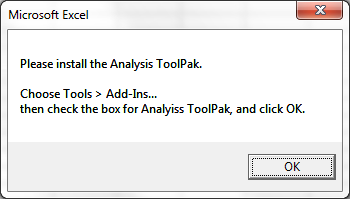 analysis toolpak vba mac